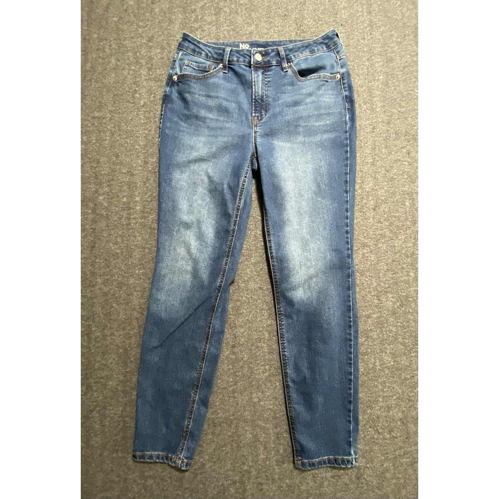 No Boundaries jeans, Women's Blue, Denim, High Rise, Straight Leg Size 8